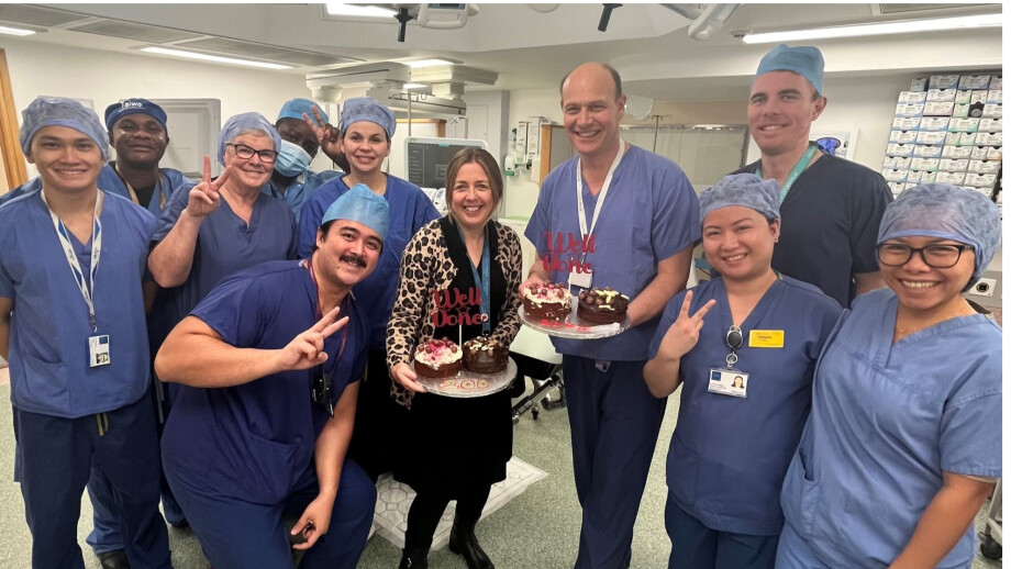 Neil Barber completes his 200th Aquablation Procedure at The London Clinic