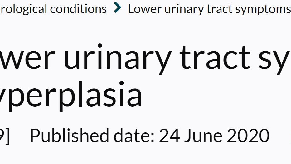 NICE publish medical technologies guidance for Rezum