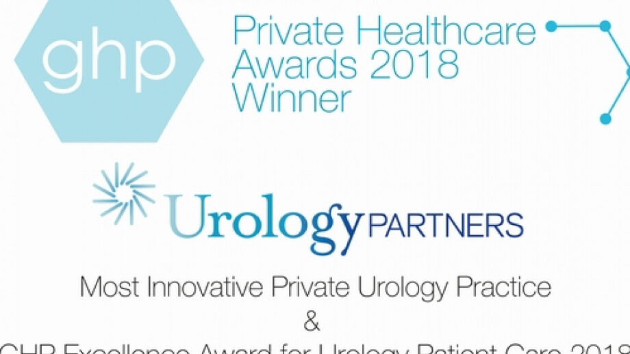 Urology Partners win Private Healthcare Award for Innovation and Patient Care